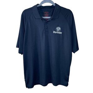 Jagermeister Men's Polo Shirt Embroidery Short Sleeve Black Size XL Extra Large